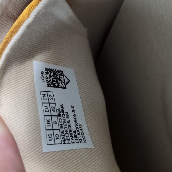 TOMS Lena Sunflower Satin Espadrille Sneakers Size 10 - Picture 7 of 8